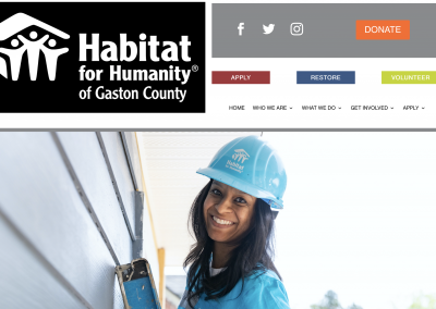 Habitat for Humanity of Gaston County Website