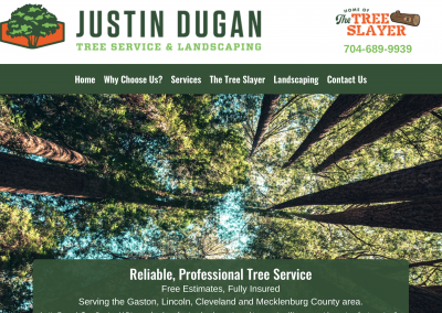 Justin Dugan Tree Service Website