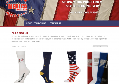 ‘Merica Socks Website